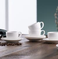 Belleek Living Erne Espresson Cup and Saucer Set of 4
