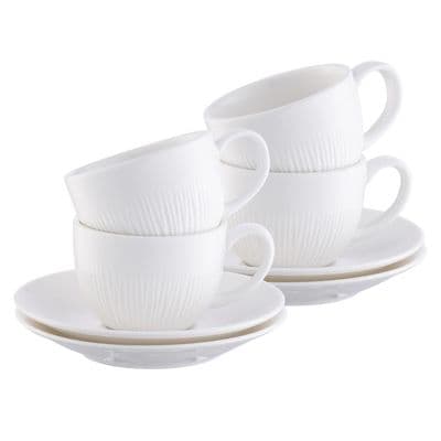 Belleek Living Erne Espresson Cup and Saucer Set of 4