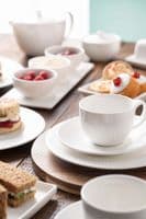 Belleek Living Erne Teacup & Saucer Set of 4