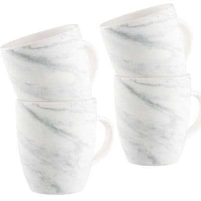Belleek Living Marbled Mugs Set of Four