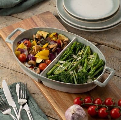 Belleek Living Tivoli Divided Baking Dish