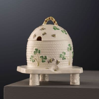 Belleek Masterpiece Collection - Shamrock Honey Pot
