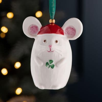 Belleek Not A Creature Was Stirring Ornament