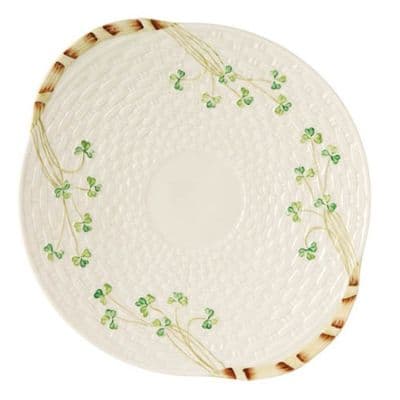 Belleek Shamrock Bread Plate