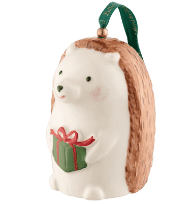 Belleek Woodland Hedgehog Christmas Ornament