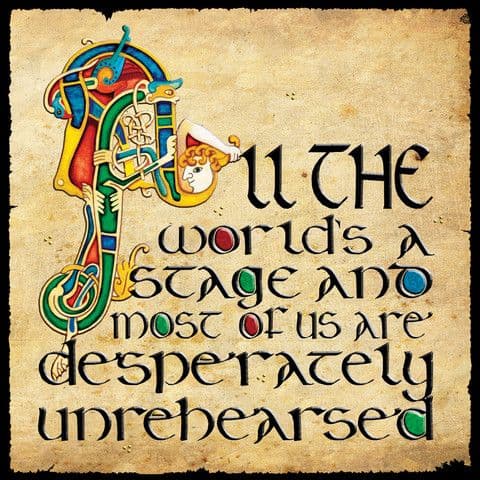 Celtic Greetings Card Sean O'Casey Quote