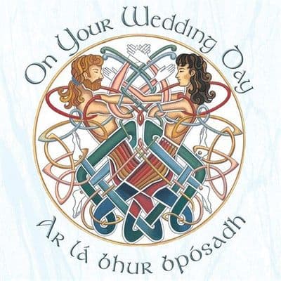 Celtic Wedding Card Irish Language