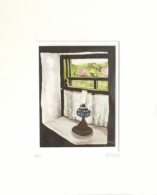 Cottage Windowsill Print