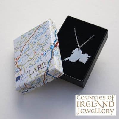 County Clare Map Pendant