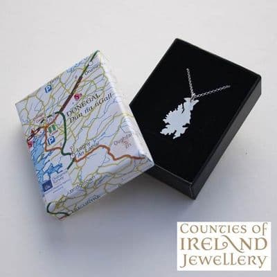 County Donegal Map Pendant