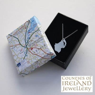 County Down Map Pendant