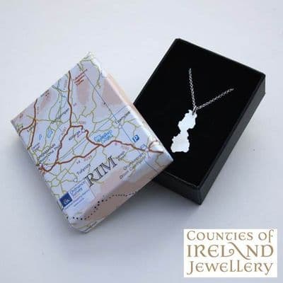 County Leitrim Map Pendant