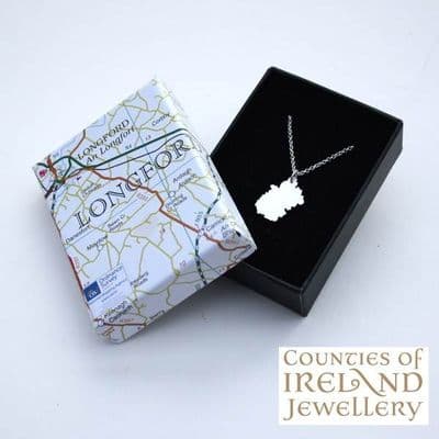 County Longford Map Pendant