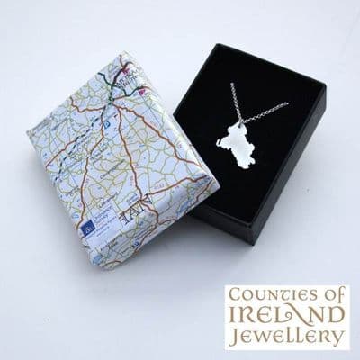 County Monaghan Map Pendant