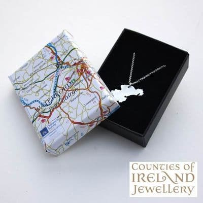 County Waterford Map Pendant