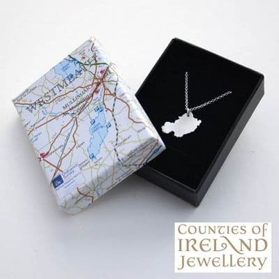 County Westmeath Map Pendant