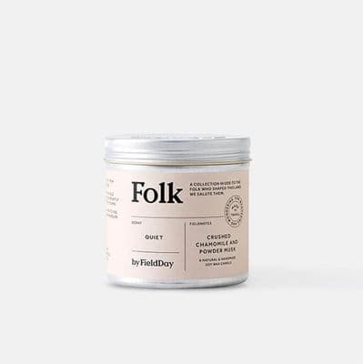 Field Day Quiet Folk Tin Candle