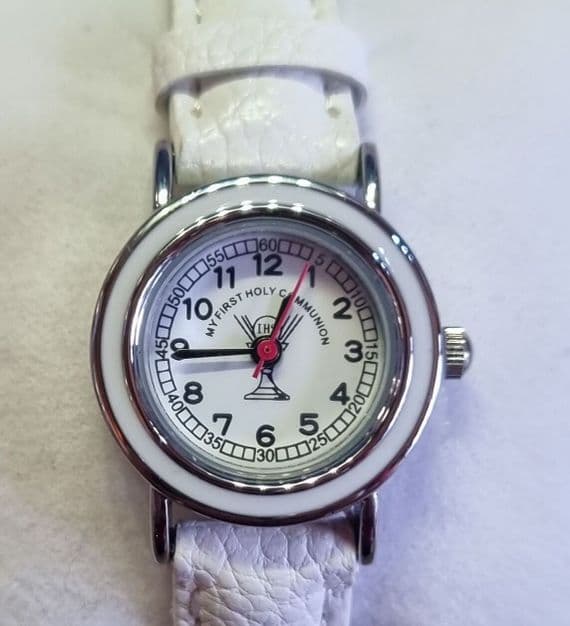 First Holy Communion Watch White