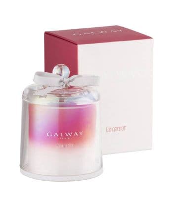 Galway Crystal Cinnamon Bell Jar Candle