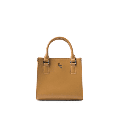 Galway Crystal Designer Shoulder Bag - Tan