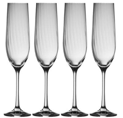 Galway Crystal Erne Champagne Flutes Set