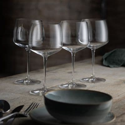 Galway Crystal Tivoli Red Wine Glass Set of 4