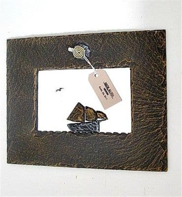 Galway Hooker Slate Mirror Small