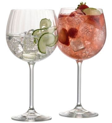 Galway Living Erne Gin and Tonic Glasses (Pair)