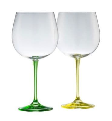 Galway Living Gin and Tonic Glasses Lemon and Lime