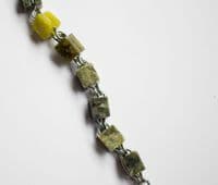 Genuine Irish Connemara Marble Rosary Beads.
