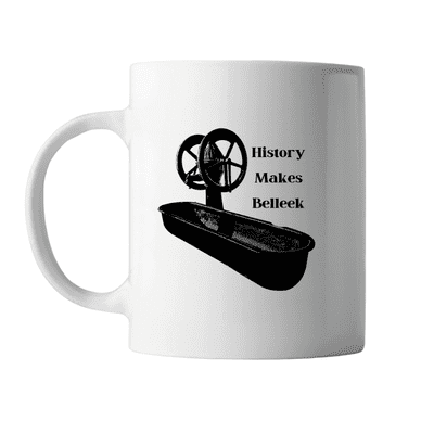 History Makes Belleek Mug