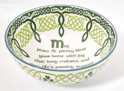 Irish Blessing Celtic Bowl 5.5