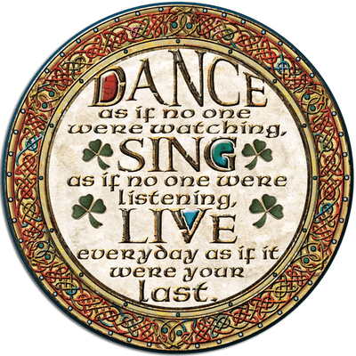 Irish Celtic Coaster - Dance As If No One Were Watching