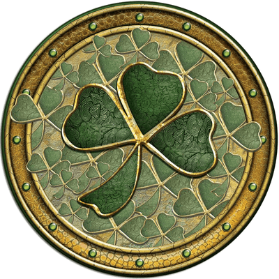 Irish Celtic Coaster - Shamrocks