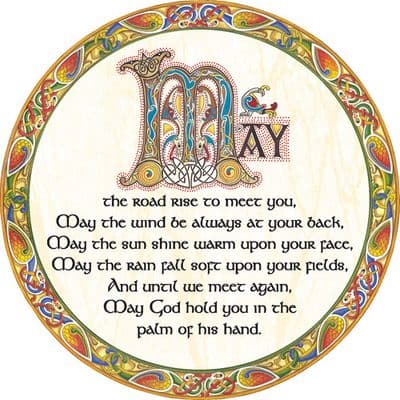 Irish Celtic Dinner Mat - Irish Blessing