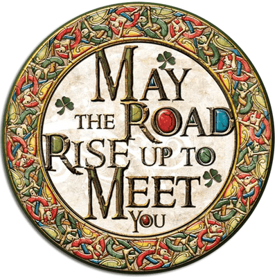 Irish Celtic Dinner Mat - May The Road Rise To Meet You