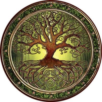 Irish Celtic Dinner Mat - Tree of Life