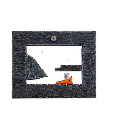 Irish Fishing Trawler Slate Mirror