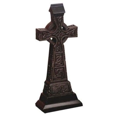 Irish Peat Turf Celtic High Cross Ornament