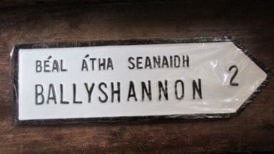 Irish Road Sign - Ballyshannon