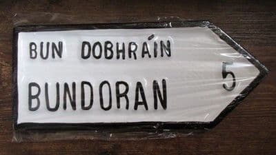 Irish Road Sign - Bundoran