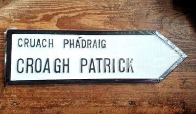 Irish Road Sign - Croagh Patrick