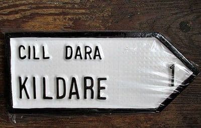 Irish Road Sign - Kildare