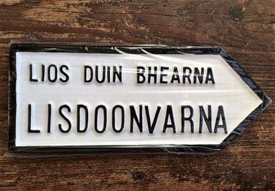 Irish Road Sign - Lisdoonvarna