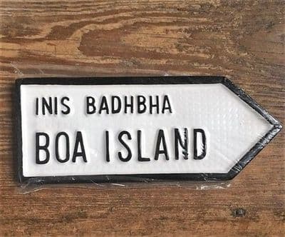 Irish Road Signs - Boa Island