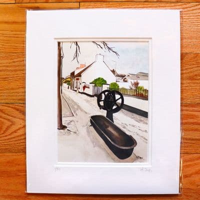 Michelle Duffy Belleek Village Pump and Trough