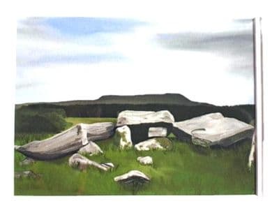 Michelle Duffy Cavan Burren Megalith Print