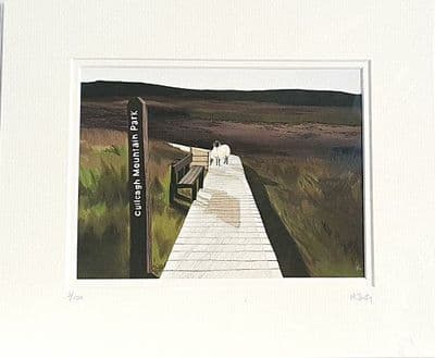 Michelle Duffy Cuilcagh Boardwalk Print