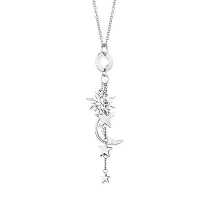 Newbridge Amy Silver Plate Necklace With Charms