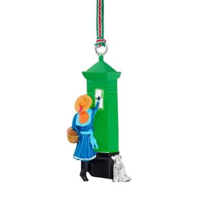 Newbridge Chritmas Green PostBox Hanging Decoration
